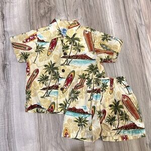 2T RJC Hawaiian Shirt & Shorts Set
